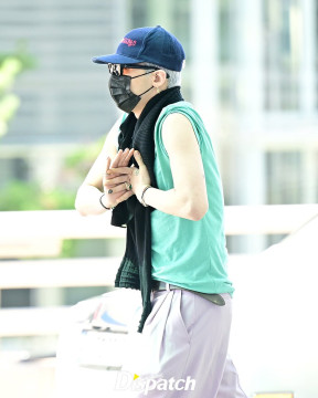 G-Dragon di Bandara Incheon Menuju Jakarta (instagram/@koreadispatch)